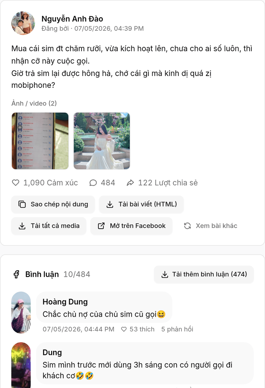 Xem trước kết quả